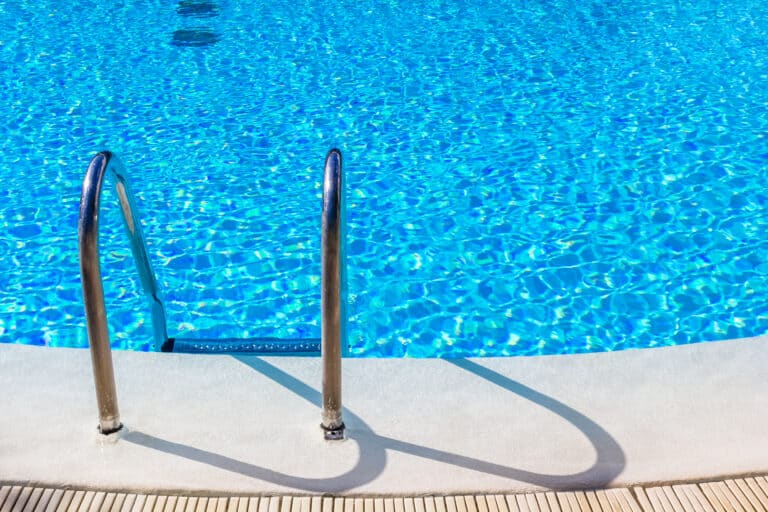 swimming pool in the hotel